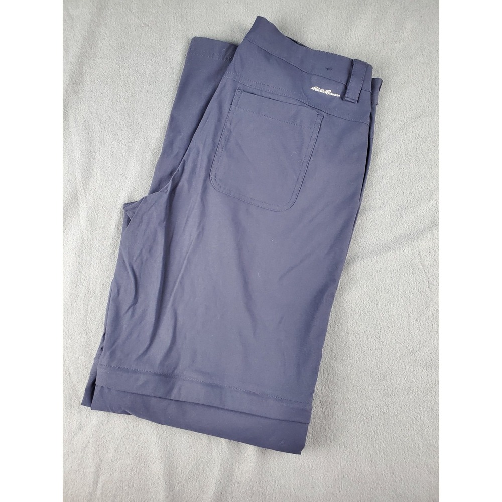 Eddie Bauer Womens' Convertible Performance Pant, Blue, Sz-8
